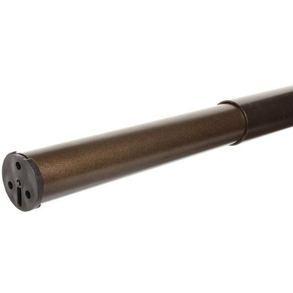 Knape & Vogt KV0020 72120 BRZ 72-120 in. Adjustable Closet Rod - Bronze