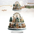 thumbnail image 2 of LYINGF Christmas Tree Ferris Wheel 2D Acrylic Desktop Ornament - Unique Festive Christmas Decoration for Home and Office, Holiday Display Piece for Shelf, Mantle or Holiday Table Centerpiece, 2 of 9