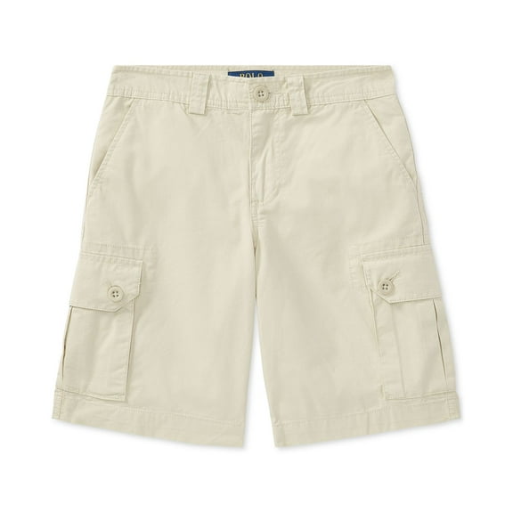 Polo Ralph Lauren Big Boys Cotton Chino Cargo Shorts - Classic Khaki - Size 14