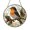 Acrylic 3.5 Inch, variant on Robin Bird Glass Suncatcher Window Hanging, Floral Nature Art Decor, Meaningful Gift for Garden Lovers
