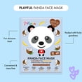 thumbnail image 2 of Panda Party Facial Sheet Mask by 7th Heaven for Kids - 4 Pc Mask, 2 of 10