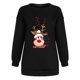 thumbnail image 4 of Blusa de manga larga informal con estampado de sudaderas para mujer a la moda navideña para mujer Fridja fhghd632, 4 of 4