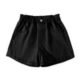 thumbnail image 6 of Girls Denim Shorts Ripped Elastic Waist Jean Hot Shorts Slim-Fit Thin Relaxed Denim Short Pants Summer Clothes for Kids Blue Size 11-12 Years, 6 of 6