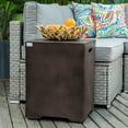 thumbnail image 6 of COSIEST Outdoor Hideaway Square Concrete Tank Table for Gas Fire Pits, 6 of 6