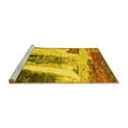 thumbnail image 2 of Ahgly Company Machine Washable Indoor Rectangle Abstract Yellow Modern Area Rugs, 2' x 3', 2 of 4