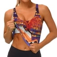 thumbnail image 4 of Lsque inside out 2 Printed Women'S Sports Bra, Compression, Moisture Wicking, High-Impact Sports Bra For Women,Supportive sports bra-XX-Large, 4 of 9