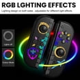 thumbnail image 4 of Wireless Switch Controller for Nintendo Switch OLED Lite, Joycon Replacement, RGB Light, Turbo, Dual Vibration, 6-Axis Gyro, Wake-up, 4 of 5