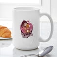 thumbnail image 6 of CafePress - My Cat Is My Valentine Mugs - 15 oz Ceramic Large White Novelty Mug, 6 of 6