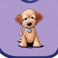 thumbnail image 4 of Inktastic Kiniart Mini Goldendoodle Boys or Girls Baby Bib, 4 of 4
