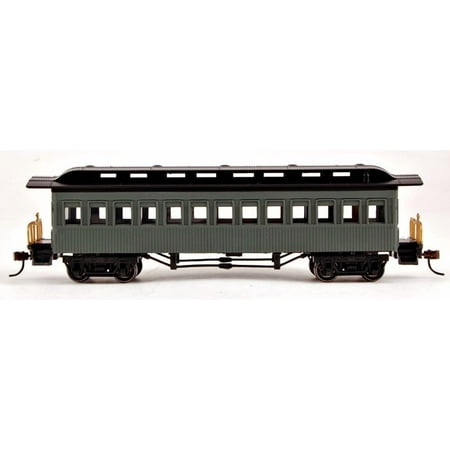 Bachmann-1860 - 1880 Wood Coach - Ready to Run - Silver Series(R) -- Painted, Un