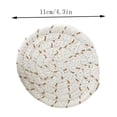 thumbnail image 3 of MMJ Placemats Natural Round Rope Woven Heat Resistant Table Mats Multipurpose Indoor Outdoor Dining Table Protection Set of 8, 3 of 5