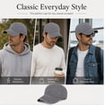 thumbnail image 7 of Washed Cotton Baseball Cap, Low Profile Adjustable Dad Hat for Casual Wear, TIKA, 7 of 7