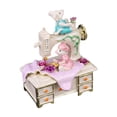 thumbnail image 2 of Caja de joyería de esmalte, estatua decorativa, decoración, artesanía, metal, regalo de cumpleaños, oso, máquina de coser, figura, adorno de mesa, 2 of 8