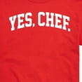 thumbnail image 3 of Instant Message - Yes Chef Collegiate - Men's Short Sleeve Graphic T-Shirt, 3 of 6