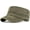 Army Green, variant on Military Cadet Army Cap for Men Women – Washed Cotton Vintage Adjustable Flat Top Hat