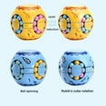 thumbnail image 2 of 2 In1 Rotating Fidget Spinner Magic Bean Infinity Cube Stress Relief Ball Adults Kids Unisex-children Educational Puzzle Cube Toys (pink), 2 of 5