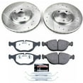 thumbnail image 3 of PowerStop Front Z26 Street Warrior Carbon-Fiber Ceramic Brake Pad and Drilled and Slotted Rotor Kit Fits: MERCEDES-BENZ Select Models K5120-26, 3 of 9