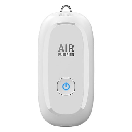 

Fashionable Personal Wearable Car Hanging Neck Air Purifier White
