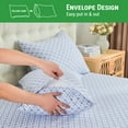 thumbnail image 4 of Gogreen 4PC Deep Pocket King Sheet Set Fit 14", Breathable Microfiber Super Soft King Size Sheet Set, Luxury Hotel Style Home Decor King Bed Sheet Set, Gift for Women, Men -, 4 of 13