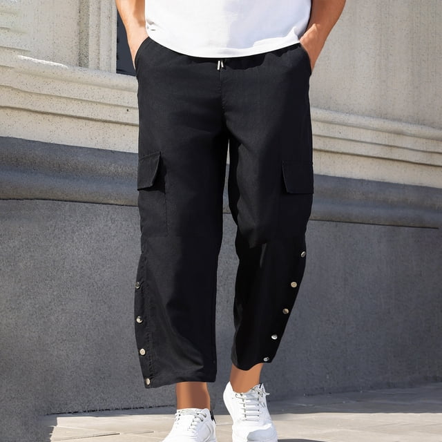 Pantalones largos para hombre, moda de primavera e invierno, pantalones deportivos casuales, pantalones para hombre