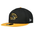 thumbnail image 3 of Men's New Era Black/Gold Boston Bruins Mesh Crown Two-Tone 59FIFTY Fitted Hat, 3 of 4