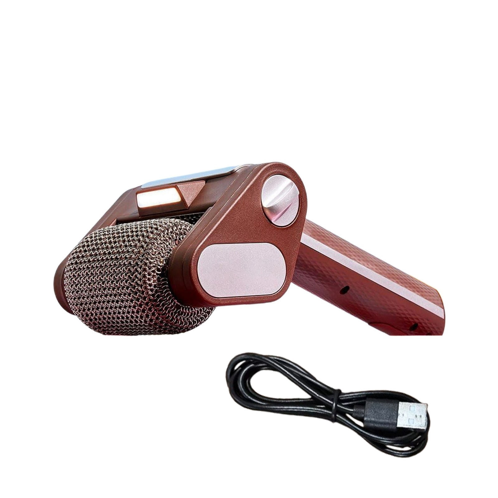 Power Giddy Up Grill Cleaner – Cordless, Rechargeable BBQ Tool with 350 RPM Stainless Roller, LED Light
