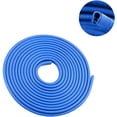 thumbnail image 1 of Protectores de borde de puerta de automóvil, (azul) Protector de sello de goma universal de 16 pies Protector de borde de puerta de automóvil en forma de U para la mayoría de los automóviles, protectores de borde de aluminio para botes ER, 1 of 5