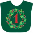 thumbnail image 3 of Inktastic Christmas First Birthday One Year Old Boys or Girls Baby Bib, 3 of 4