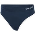 thumbnail image 2 of Women's G-III 4Her by Carl Banks Navy Chicago Cubs Southpaw Bikini Bottom, 2 of 3