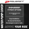 thumbnail image 3 of Polisport Motocross Motorcycles (MX) Water Pump cover for Beta 350/390/430/450/480 RR (2020-2021) Dirt Bikes - Durable PA6 Polyamide, High-Impact & Heat Resistant, Easy Bolt-On Installation - Black, 3 of 9