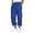 c-374Blue1503, variant on Men Pants Jogging Bottoms Men's Wide Baggy Sweatpants Summer Elastic Waist Jogging Wide Leg Sports Casual Sports Cargo Pants With Pockets Drawstring Male Fashionable Solid Color Slacks