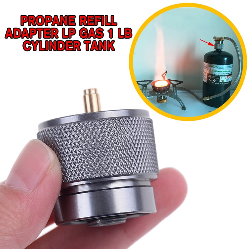 1lb Propane Refill Adapter Gas Cylinder Tank Coupler Heater Camping Hunt New 