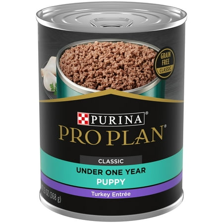 UPC: 0038100181794 | Purina Pro Plan Puppy Wet Dog Food Classic Comlete Essentials Grain Free Turkey 13 oz Cans (12 Pack)