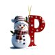 thumbnail image 2 of Adornos navideños personalizados con letras 2025 | Colgante acrílico para decorar el árbol | Adornos navideños personalizables para la decoración del hogar, 2 of 6
