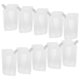 thumbnail image 4 of FELTECHELECTR 50 frascos transparentes de 350 ml para bebidas, bolsa de plástico portátil para bebidas (transparente), 4 of 6