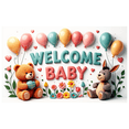 thumbnail image 2 of LUUFILx Welcome Baby Shower Backdrop Cute Baby Room Photography Props Decoration Event Background Banner Party Supplies Gender Reveal, 2 of 9