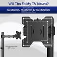 thumbnail image 5 of VIVO Steel Adapter VESA Bracket 200x200mm for Screen Sizes 23" to 42", 5 of 7