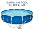 thumbnail image 1 of Cartridge Pool Filters Pump Electric Filter Pump Set 300 Gallon Removable Filter Element Circulating Pump Kits Above Ground for Swimming Pool, 1 of 8