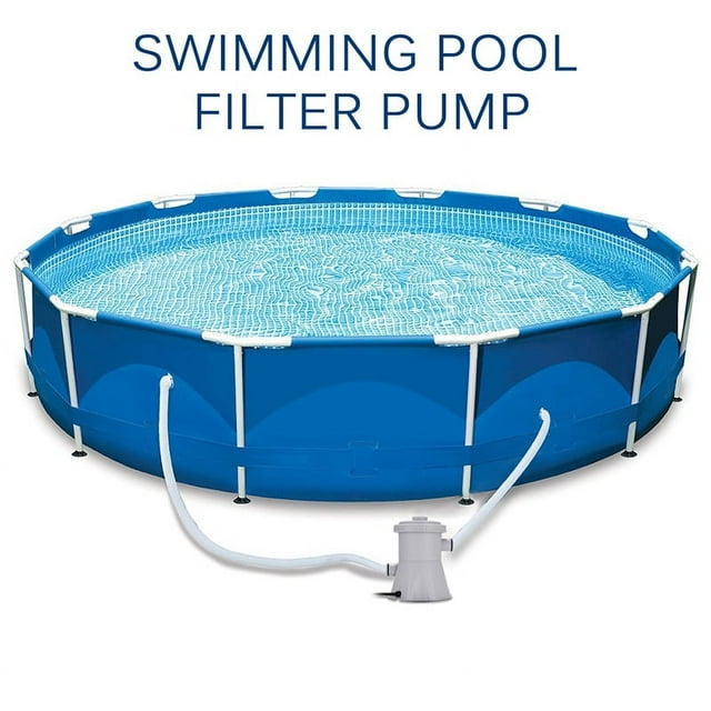 Cartridge Pool Filters Pump Electric Filter Pump Set 300 Gallon Removable Filter Element Circulating Pump Kits Above Ground for Swimming Pool