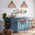thumbnail image 3 of Bouclair Tabouret de Bar en Rotin Naturel et Métal, 3 of 10