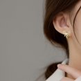 thumbnail image 3 of Solid 925 Sterling Silver Bow Hoop Earrings Ribbon for Women Teens Bowknot Hoop Earrings Huggie, 3 of 11