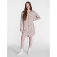 thumbnail image 3 of Joyspun Women's Dreamy Soft Collection Notch Collar Sleepshirt with Long Sleeves, Sizes XS-3X, 3 of 6