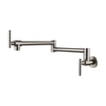 thumbnail image 1 of Pot Filler Tap Wall Mounted Kitchen Sink Faucet, Rose Gold/Gun Gray Single Cold Taps, Mixer 360 Rotate Folding Spout Spigot Brass ,Versatile Features, 1 of 7