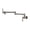 61211BN, variant on Pot Filler Tap Wall Mounted Kitchen Sink Faucet, Rose Gold/Gun Gray Single Cold Taps, Mixer 360 Rotate Folding Spout Spigot Brass ,Smooth Operation