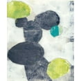 thumbnail image 2 of Goldberger, Jennifer 20x23 Black Ornate Wood Framed with Double Matting Museum Art Print Titled - Indigo Orbs II, 2 of 4