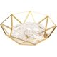 thumbnail image 4 of Bandeja de baratijas de joyería de vidrio transparente dorado, plato, anillo adornado, pendiente, tocador cosmético, bandeja decorativa, organizador de almacenamiento para exhibición, tocador, me, 4 of 5