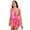 Cherry Animal Abstract, variant on Women's Plus Size Side-Slit Swim Dress