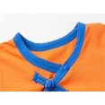 thumbnail image 3 of StylesILove Baby Toddler Boys Anime Cartoon Short Sleeve Cotton Romper Asian Inspired Jumpsuit Halloween Onesie Outfit (Goku Orange, 6 Months), 3 of 7
