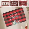thumbnail image 7 of Christmas Doormats, Holiday Doormats, Festive Xmas Indoor Outdoor Entryway Mat, Non-Slip Low Pile Polyester Decorative Welcome Doormat for Front Door Porch Patio 16x24 Inches Multicolor, 7 of 7