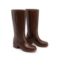 thumbnail image 3 of DREAM PAIRS Women’s Mid Calf Western Boots Square Toe Low Block Heel Pull On Casual Boots, 3 of 8